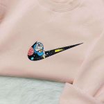 Doraemon Nike Embroidered Shirt & Anime Hoodie: Cute Anime Gift for Friends