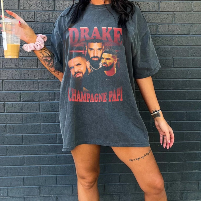 Drake Champagne Papi Vintage T-Shirt: 90S Style Icon With A Unique Twist!