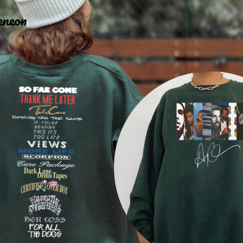 Drake Full Album & Tracklist Sweatshirts: Trendy & Stylish Merchandise for Fans