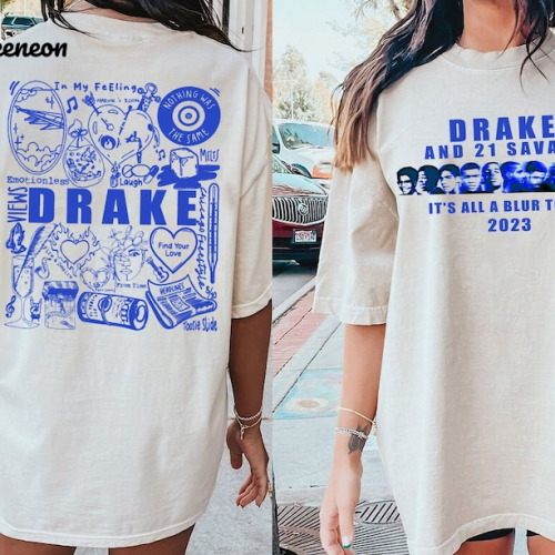 Drake 2023 Blur Tour Eras Shirt: Exclusive Merchandise for True Fans!