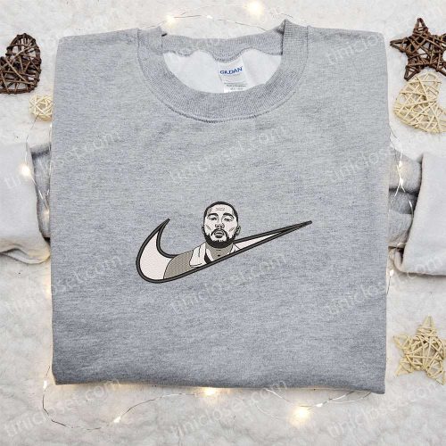 Drake x Swoosh Embroidered Shirt Celebrity Hoodie & Custom Nike T-shirt: Stylish Apparel with Exclusive Embroidery