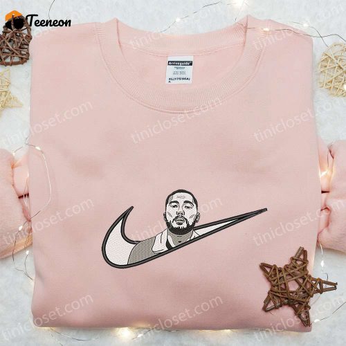 Drake x Swoosh Embroidered Shirt Celebrity Hoodie & Custom Nike T-shirt: Stylish Apparel with Exclusive Embroidery