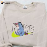 Eeyore x Nike Cartoon Embroidered Sweatshirt & Disney Characters T-shirt: Perfect Family Gift Ideas