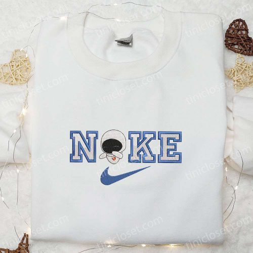 Eve x Nike Cartoon Embroidered Shirt: Wall E & Nike Inspired D Gift for Men Women for Trendy Style!