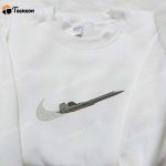 Fighter Aircraft x Nike Embroidered Shirt: Stylish Nike-Inspired Gift for Families