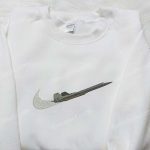 Fighter Aircraft x Nike Embroidered Shirt: Stylish Nike-Inspired Gift for Families