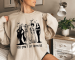 Hilarious Sanderson Sisters Shirt: Perfectly Capture the Magic with this Funny Witchy Apparel!