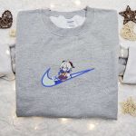 Ganyu x Swoosh Game Embroidered Hoodie – Cool Anime Clothing for the B Gift for Men Women Family Gift Ideas