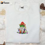 Gnome Embroidered Hoodie & T-Shirt: Perfect Christmas Gift Ideas with F Gift for Men Women Garland D Gift for Men Women