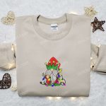 Gnome Embroidered Hoodie & T-Shirt: Perfect Christmas Gift Ideas with F Gift for Men Women Garland D Gift for Men Women