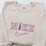 Gohan Super Saiyan 2 x Nike Anime Embroidered Shirt & Dragon Ball Sweatshirt: Unique Nike Inspired Embroidered Apparel