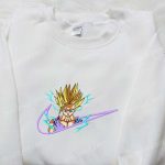 Dragon Embroidered Hoodie Gohan Super Saiyan x Swoosh Shirt Custom Nike Tee