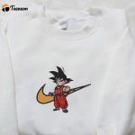 Goku Kid x Nike Swoosh Anime Embroidered Sweatshirt – Dragon Ball & Nike Inspired Shirt