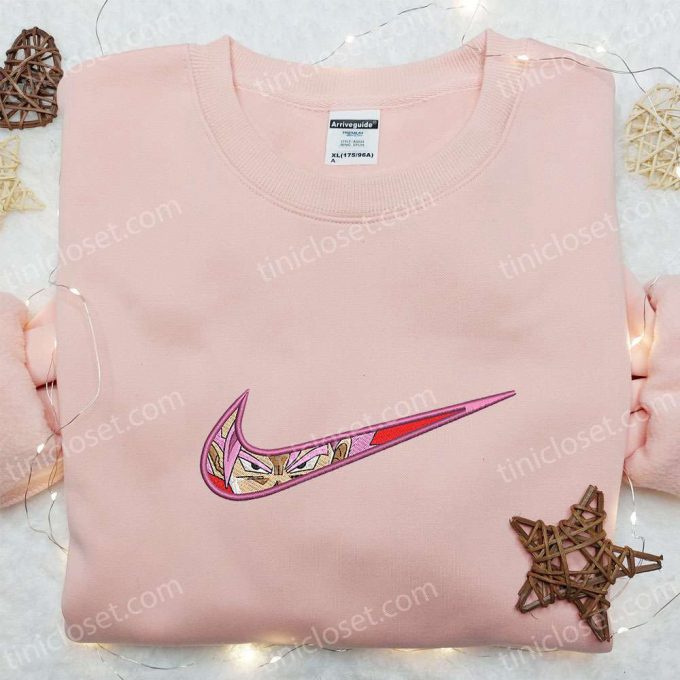 Exclusive Goku Super Saiyan Rosé X Nike Anime Embroidered Shirt – Dragon Ball &Amp; Custom Nike Collection