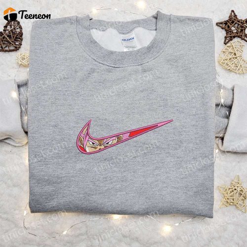 Exclusive Goku Super Saiyan Rosé x Nike Anime Embroidered Shirt – Dragon Ball & Custom Nike Collection