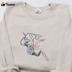 Goku Super Saiyan Rose x Nike Anime Tshirt: Dragon Ball Embroidered Shirt Nike-inspired D Gift for Men Women