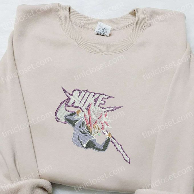 Goku Super Saiyan Rose X Nike Anime Tshirt: Dragon Ball Embroidered Shirt Nike-Inspired D Gift For Men Women