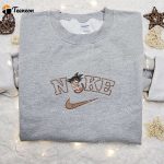 Goku x Nike Swoosh Anime Embroidered Tshirt Dragon Ball & Nike Inspired Shirt