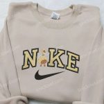 Gold Duck x Nike Embroidered Shirt: Animal & Custom D Gift for Men Women for Unique Style