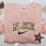 Gold Duck x Nike Embroidered Shirt: Animal & Custom D Gift for Men Women for Unique Style