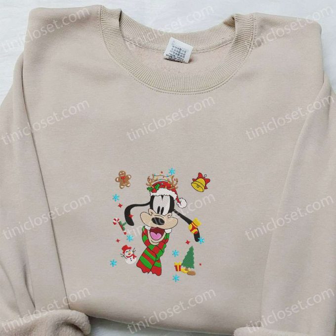 Magical Christmas Embroidered Shirt Hoodie &Amp; Sweatshirt – Goofy &Amp; Disney Characters For F Gift For Men Women Style