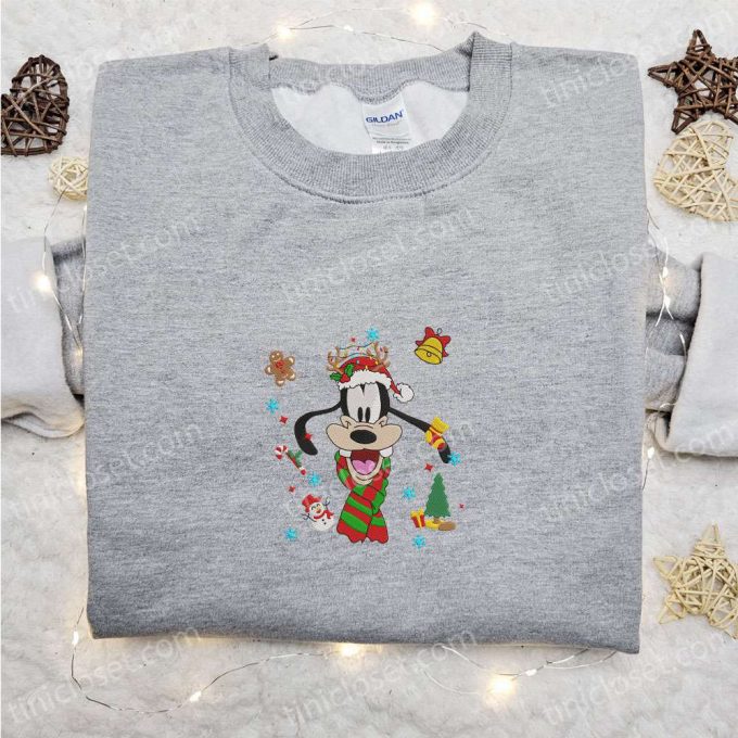 Magical Christmas Embroidered Shirt Hoodie &Amp; Sweatshirt – Goofy &Amp; Disney Characters For F Gift For Men Women Style