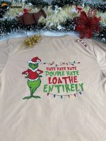 Spread Holiday Cheer with the Grinch Double Hate Shirt – Perfect for Festive Fun!