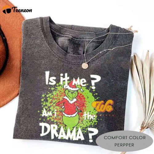 Get Festive with the Grinch It is Me Drama Printed Shirt – Limited Edition Holiday Apparel