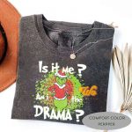 Get Festive with the Grinch It is Me Drama Printed Shirt – Limited Edition Holiday Apparel