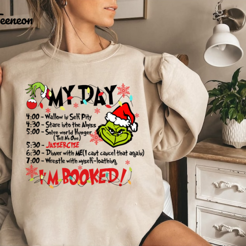 Spread Holiday Cheer with Grinch My Day Shirt – Festive & Stylish Apparel for Merry Celebrations