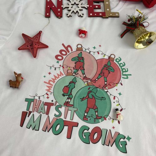 Get Festive with the Grinch That s It I m Not Going Christmas Shirt – Perfect Holiday Attire!