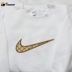 Gucci x Nike Swoosh Embroidered Shirt: Stylish Nike Inspired Gift for Family