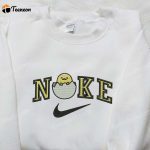 Gudetama x Nike Embroidered Shirt: Cartoon-Inspired Nike Tee with Playful Embroidery