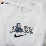 Embroidered Guido x Nike & Pixar Cars Sweatshirt and Shirt Collection: Nike Inspired Cartoon Style Apparel