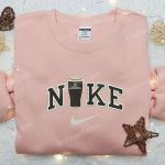 Guinn Gift for Men Women Beer x Nike Embroidered Shirt: Custom Favor Drinking Tee