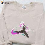 Gwen Movie x Swoosh Embroidered Sweatshirt: Marvel Cinematic Universe Shirt Perfect Family Gift Ideas