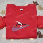 Gwen Stacy x Nike Swoosh & Marvel Cosmic Embroidered Shirts Nike Inspired D Gift for Men Women