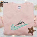 Marvel Comics Embroidered Hoodie Gwen x Swoosh Movie Shirt Custom Nike T-shirt