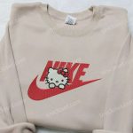 Hello Kitty x Nike Embroidered Shirt & Custom Sweatshirt: Cute Gifts for Her