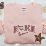 Hello Kitty Xmas x Nike Cartoon Embroidered Sweatshirt & Shirt: Cute Collaboration for Fashion Lovers