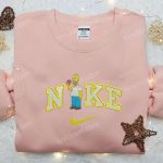 Simpsons Homer Eating Donut x Nike Embroidered Shirt – Customized & Trendy Nike Shirt