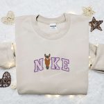 Horse Face x Nike Embroidered Sweatshirt: Animal Shirt With Nike-Inspired Embroidery