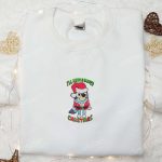 Shop the F Gift for Men Women I’ll Have A Bluey Christmas Embroidered Sweatshirt & Merry Shirt – Perfect Christmas Day Gift Ideas!