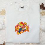 Infernape x Nike Anime Embroidered Sweatshirt & Pokemon Shirt: Perfect Family Gift Ideas