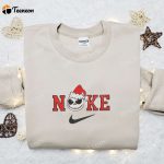 Jack Head Xmas Hat x Nike Embroidered Sweatshirt: Merry Christmas Shirt B Gift for Men Women Gift Ideas