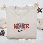 Jack Sally Oogie Boogie x Nike Embroidered Sweatshirt: Movie Merry Christmas Shirt Top Gift Ideas