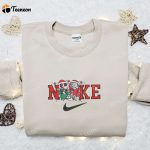 Jack Sally Oogie Boogie x Nike Embroidered Sweatshirt: Movie Merry Christmas Shirt Top Gift Ideas