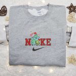 Disney Characters x Nike Christmas Embroidered Sweatshirt: F Gift for Men Women Gift Idea with James P Sullivan and Mike Wazowski