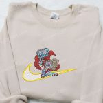 Jane Foster x Swoosh Movie & Marvel Universe Embroidered Hoodie – B Gift for Men Women Family Gift Ideas