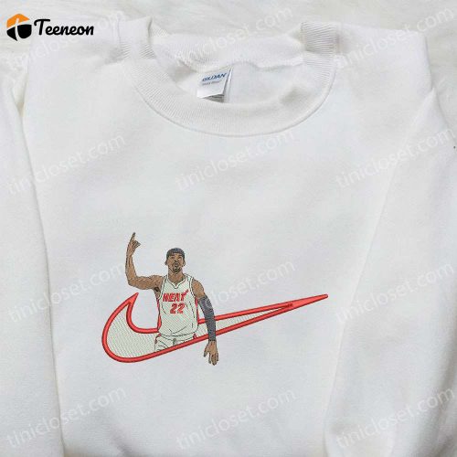 Get Stylish with Jimmy Butler x Swoosh NBA Sport Embroidered Sweatshirt – Nike Inspired Celebrity Shirt